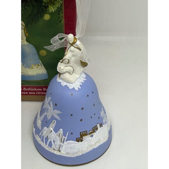 Hallmark 2001 Keepsake Journey to Bethlehem Porcelain Bell Ornament Christmas 4" - Picture 2 of 7